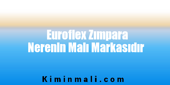 Euroflex Zımpara Nerenin Malı Markasıdır