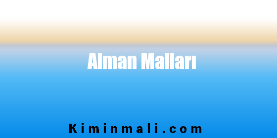 Alman Malları