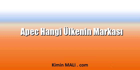 Apec Hangi Ülkenin Markası. Public Domain - CC0