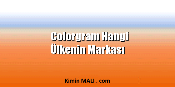 Colorgram Hangi Ülkenin Markası. Public Domain - CC0