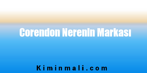 Corendon Nerenin Markası