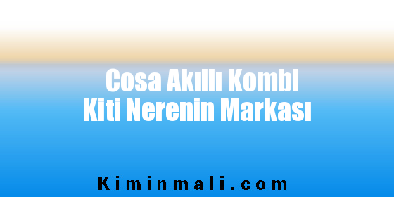 Cosa Akıllı Kombi Kiti Nerenin Markası