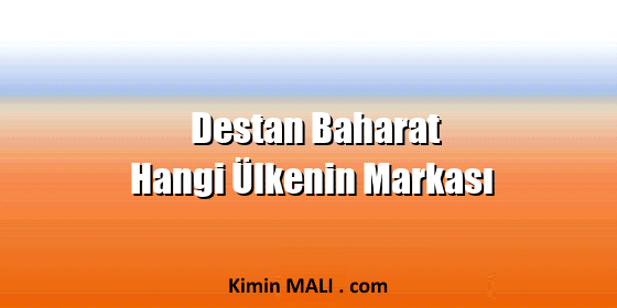 Destan Baharat Hangi Ülkenin Markası. Public Domain - CC0
