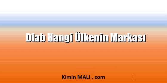 Dlab Hangi Ülkenin Markası. Public Domain - CC0