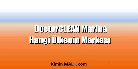DoctorCLEAN Marina Hangi Ülkenin Markası. Public Domain - CC0