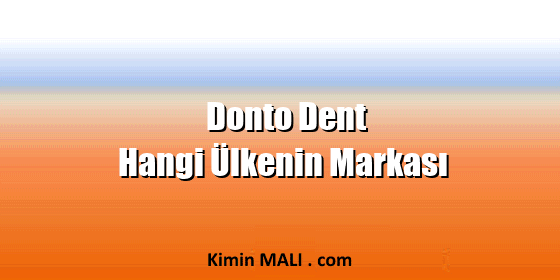 Donto Dent Hangi Ülkenin Markası Public Domain - CC0