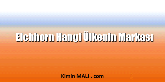 Eichhorn Hangi Ülkenin Markası Public Domain - CC0