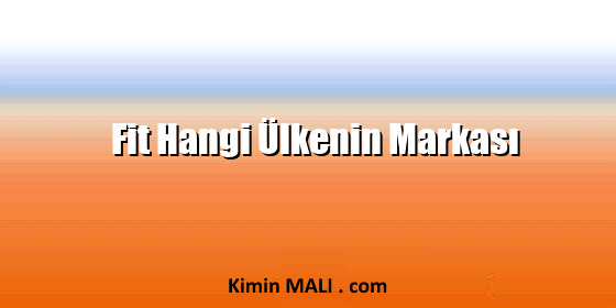 Fit Hangi Ülkenin Markası. Public Domain - CC0