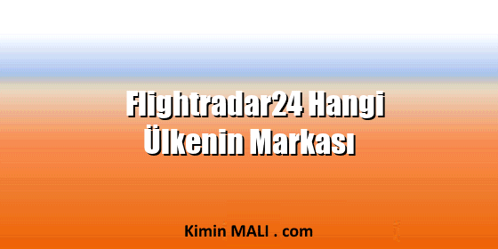 Flightradar24 Hangi Ülkenin Markası Public Domain - CC0
