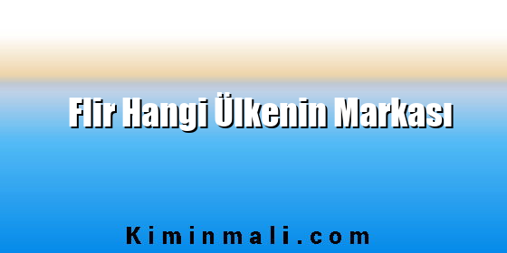 Flir Hangi Ülkenin Markası Flir Hangi Ülkenin Markası