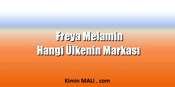 Freya Melamin Hangi Ülkenin Markası Public Domain - CC0