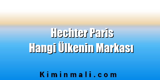 Hechter Paris Hangi Ülkenin Markası Public Domain - CC0