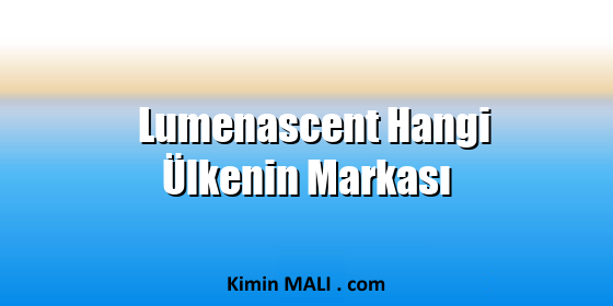 Lumenascent Hangi Ülkenin Markası. Public Domain - CC0