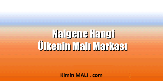 Nalgene Hangi Ülkenin Malı Markası. Public Domain - CC0