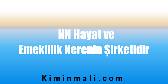 NN Hayat ve Emeklilik Nerenin Şirketidir