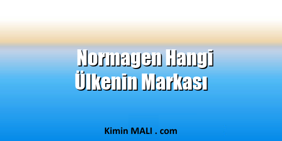 Normagen Hangi Ülkenin Markası. Public Domain - CC0