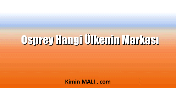 Osprey Hangi Ülkenin Markası. Public Domain - CC0