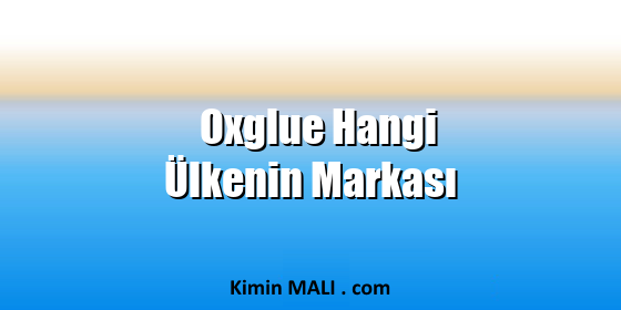 Oxglue Hangi Ülkenin Markası Public Domain - CC0