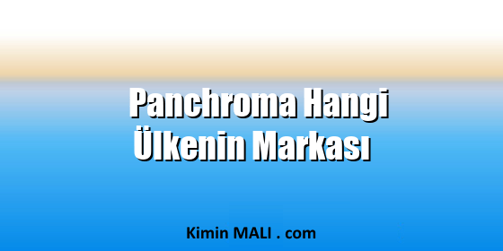 Panchroma Hangi Ülkenin Markası. Public Domain - CC0