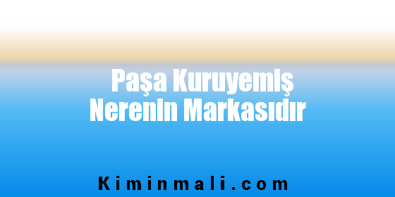 Paşa Kuruyemiş Nerenin Markasıdır