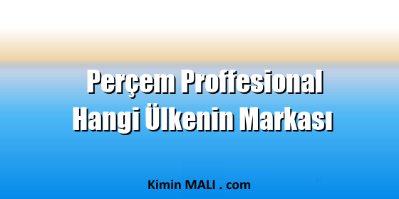 Perçem Proffesional Hangi Ülkenin Markası. Public Domain - CC0