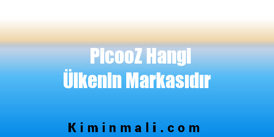 PicooZ Hangi Ülkenin Markasıdır