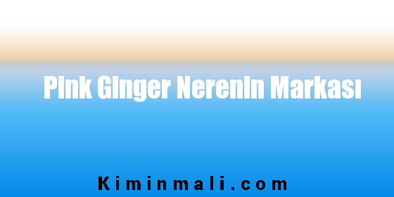 Pink Ginger Nerenin Markası