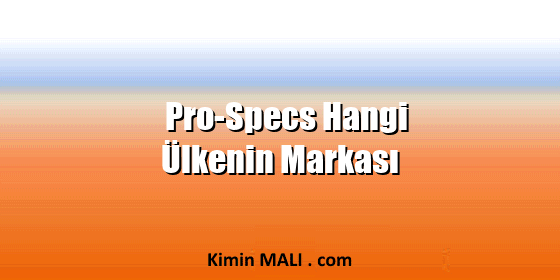 Pro-Specs Hangi Ülkenin Markası Pro-Specs Hangi Ülkenin Markası Public Domain - CC0