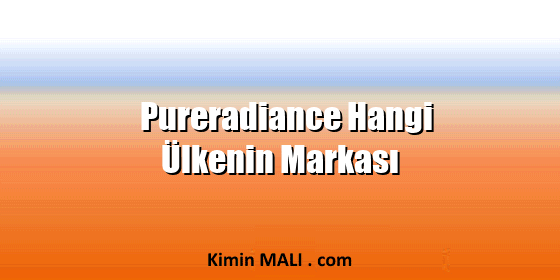 Pureradiance Hangi Ülkenin Markası