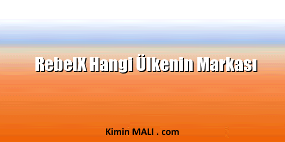 RebelX Hangi Ülkenin Markası Public Domain - CC0