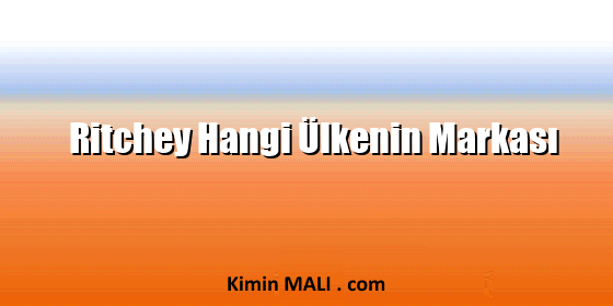 Ritchey Hangi Ülkenin Markası. Public Domain - CC0