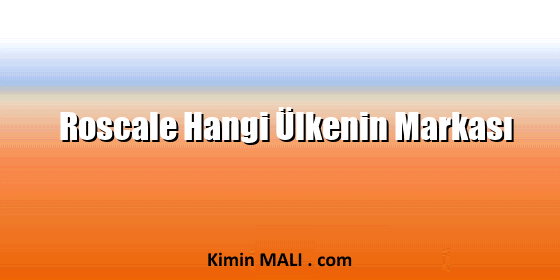 Roscale Hangi Ülkenin Markası. Public Domain - CC0
