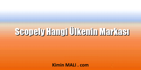 Scopely Hangi Ülkenin Markası Public Domain - CC0