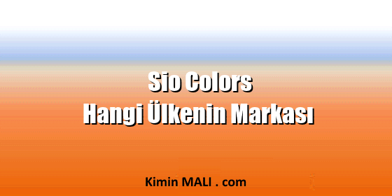 Sio Colors Hangi Ülkenin Markası Public Domain - CC0