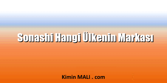 Sonashi Hangi Ülkenin Markası. Public Domain - CC0