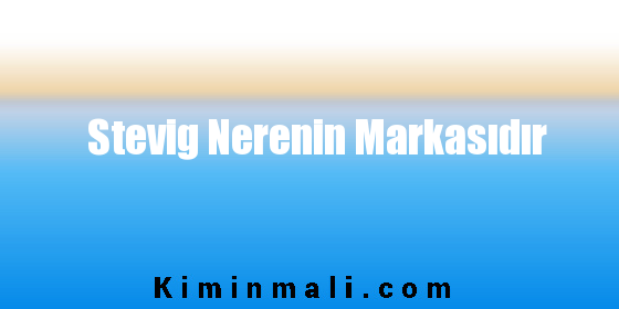 Stevig Nerenin Markasıdır