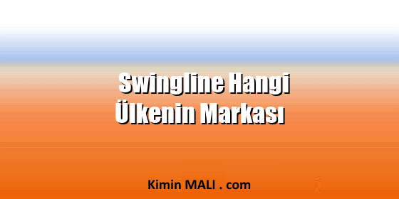Swingline Hangi Ülkenin Markası. Public Domain - CC0