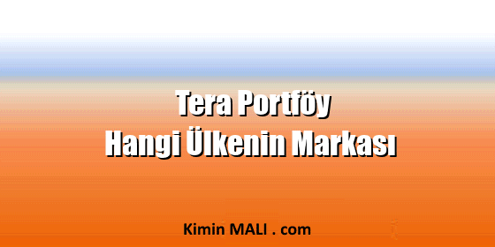 Tera Portföy Hangi Ülkenin Markası Public Domain - CC0