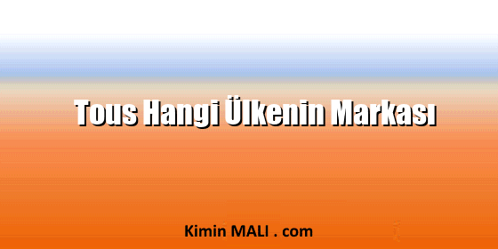 Tous Hangi Ülkenin Markası Public Domain - CC0