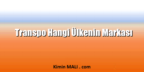 Transpo Hangi Ülkenin Markası Transpo Hangi Ülkenin Markası Public Domain - CC0