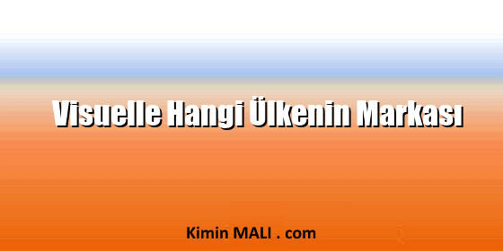 Visuelle Hangi Ülkenin Markası. Public Domain - CC0