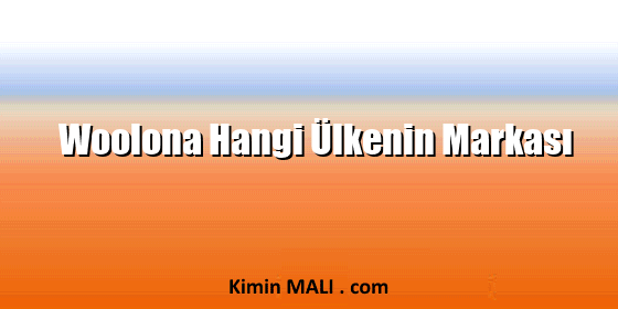 Woolona Hangi Ülkenin Markası. Public Domain - CC0